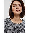 Рокля в черно и бяло Tifany-4 снимка