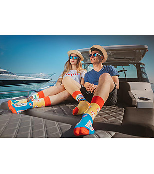 Тематични чорапи с принт Summer paradisе снимка