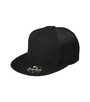 Unisex черна шапка с козирка Millo снимка