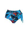 Долнище на бански в синьо с флорален принт Boni-4 снимка