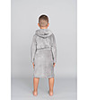 Детски халат в светлосиво Mimas-3 снимка
