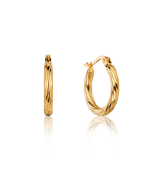 Дамски златисти обеци Maria снимка