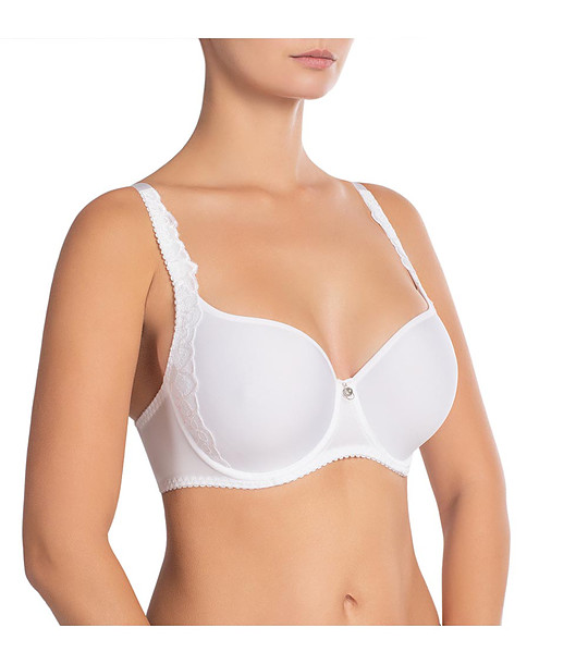 Сутиен в бяло с лети чашки Yara снимка