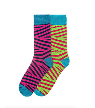 Комплект от 2 чифта мъжки памучни чорапи Aglai снимка