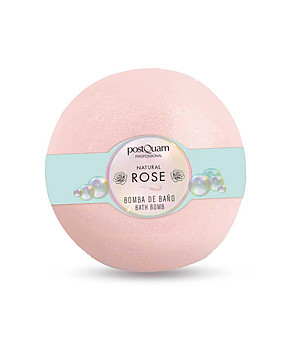 Бомбичка за баня от натурални съставки Rose 125 гр снимка