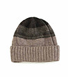 Unisex шапка в бежово и кафяво-0 снимка