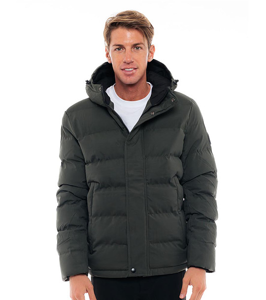 Мъжко зимно яке в цвят каки Paul снимка