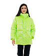 Неоновозелено дамско зимно яке Hilaria-1 снимка