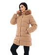 Дамско яке в цвят камел Neva-0 снимка