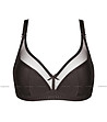 Черен сутиен с минимизиращ ефект Zara-4 снимка