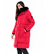 Дамско зимно червено яке Fresia-3 снимка