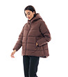 Кафяво дамско яке с качулка Zefira-2 снимка