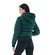 Зимно дамско яке в тъмнозелено Zefira-1 снимка