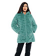 Дамско яке с две лица в цвят мента Jaya-1 снимка