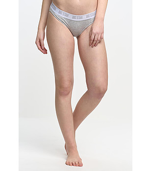 Сиви памучни бикини Matyllda снимка