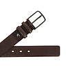 Мъжки тъмнокафяв колан от естествена кожа Gabriele-1 снимка