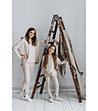 Детски unisex суитшърт в бежово-4 снимка
