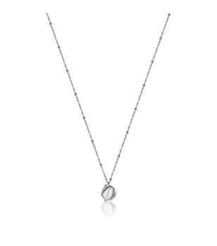 Сребристо колие с перла Lucy снимка