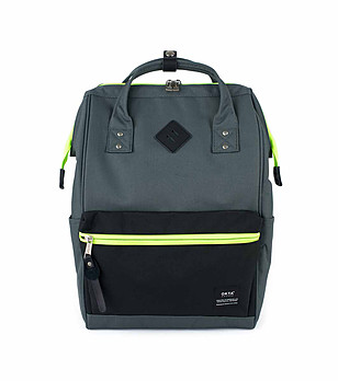 Unisex раница в сив нюанс No. 4 Neon M с USB снимка