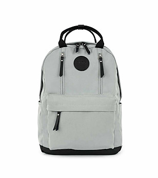 Unisex раница в сиво от водоотблъскваща материя Zoe снимка