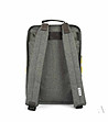 Unisex раница в сиво и оранжево No.41 Satchel S от водоотблъскваща материя-1 снимка