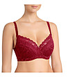 Сутиен в бордо с полумеки чашки Mary-Anna-0 снимка
