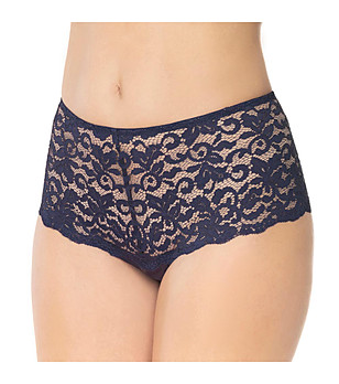 Боксерки бразилиана с висока талия в тъмносиньо Ella снимка