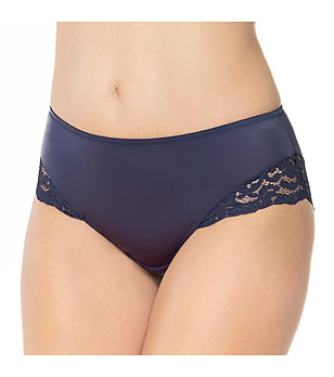 Бикини в тъмносиньо с дантела Ella снимка