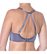 Сутиен в сиво-лилав нюанс с твърди чашки Ella-1 снимка