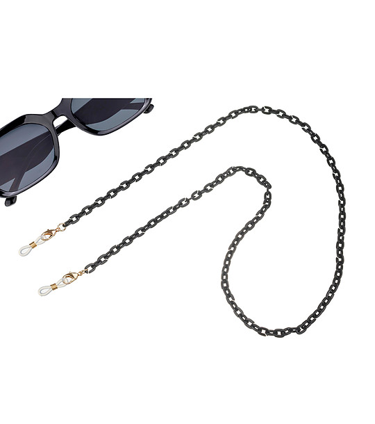 Черна верижка за очила Mila снимка