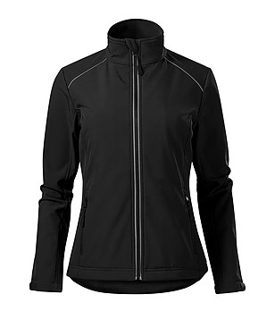 Черно дамско softshell яке Zenda снимка
