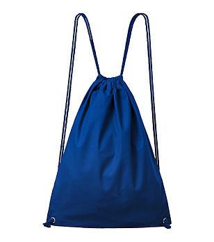 Кралскосиня памучна unisex раница снимка