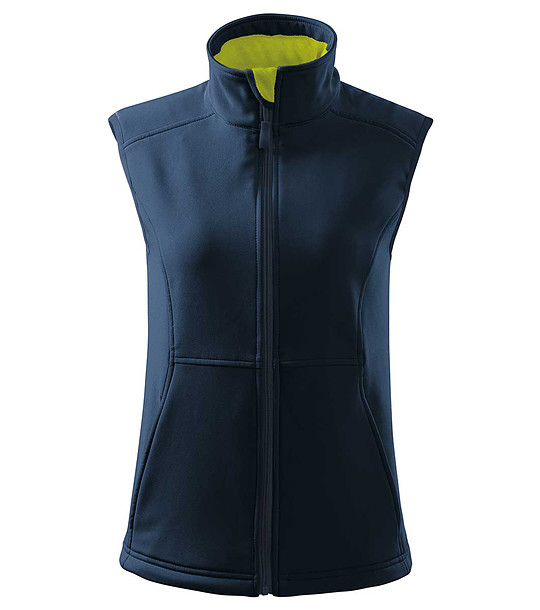 Тъмносиня дамска softshell грейка Dorea снимка
