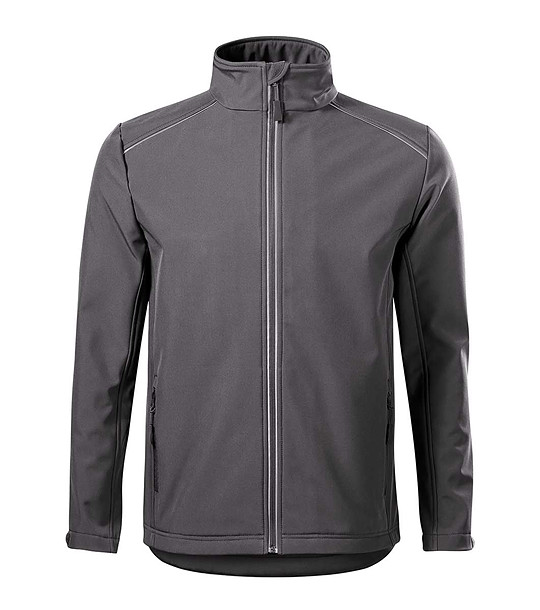 Сиво мъжко softshell яке Zam снимка