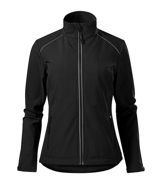 Черно дамско softshell яке Zenda снимка