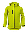 Детско softshell яке в цвят лайм Ino-0 снимка