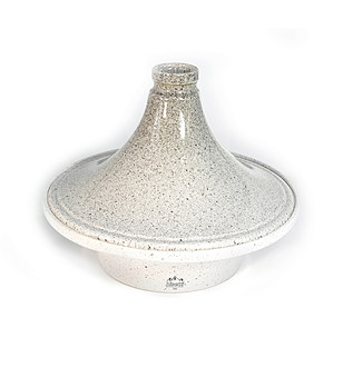 Бял керамичен таджин Stone White снимка