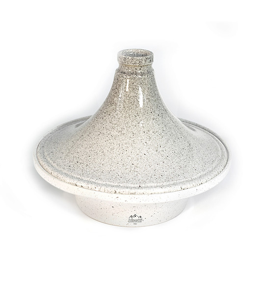 Бял керамичен таджин Stone White снимка