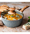 Касерола с незалепващо покритие с капак Pierre Gourmet 18 см-2 снимка