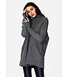 Oversize туника в цвят графит с кашмир Berdina-0 снимка