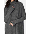 Oversize туника в цвят графит с кашмир Berdina-2 снимка