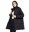 Зимно дамско черно яке Amanda-3 снимка