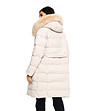 Светлобежово зимно дамско яке парка Rubina-2 снимка