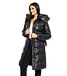 Дамско черно дълго зимно яке Felipa-3 снимка