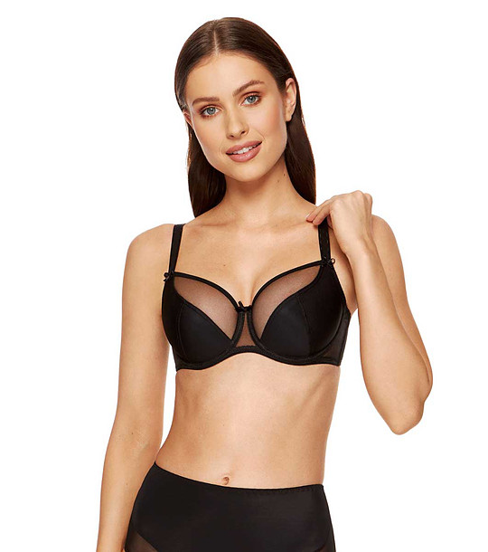 Сутиен в черно с меки чашки Zara снимка