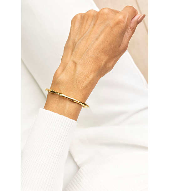 Дамска гривна със златно покритие Adaline снимка