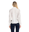 Дамска блуза в цвят слонова кост Julina-1 снимка
