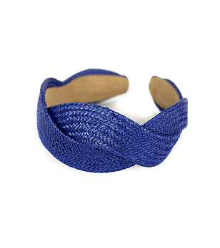 Диадема в синьо Braid снимка