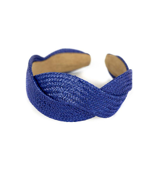 Диадема в синьо Braid снимка