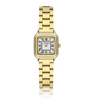 Мъжки златист часовник с римски цифри Jeremy снимка